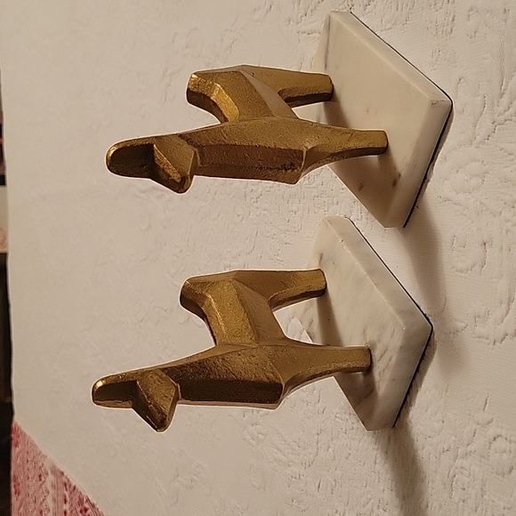 Threshold Art Gold And Marble Llama Bookends Poshmark
